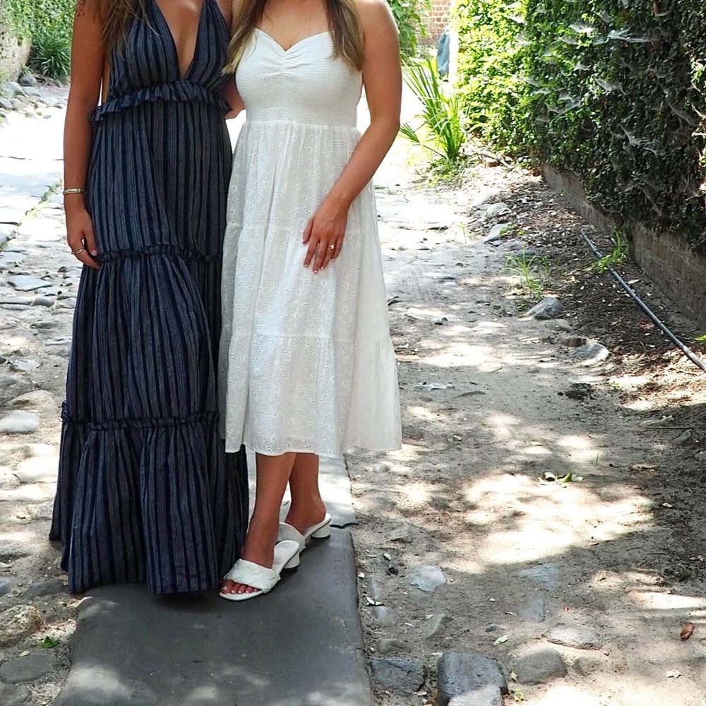 White Midi Sundress